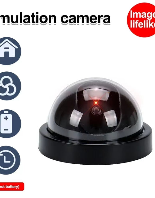 Load image into Gallery viewer, SecureView™ Dome Dummy Camera – Look Protected, Stay Deterrent, Spend Less
